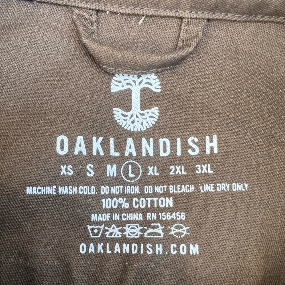 Oaklandish Brown Button Up Jacket - image 5